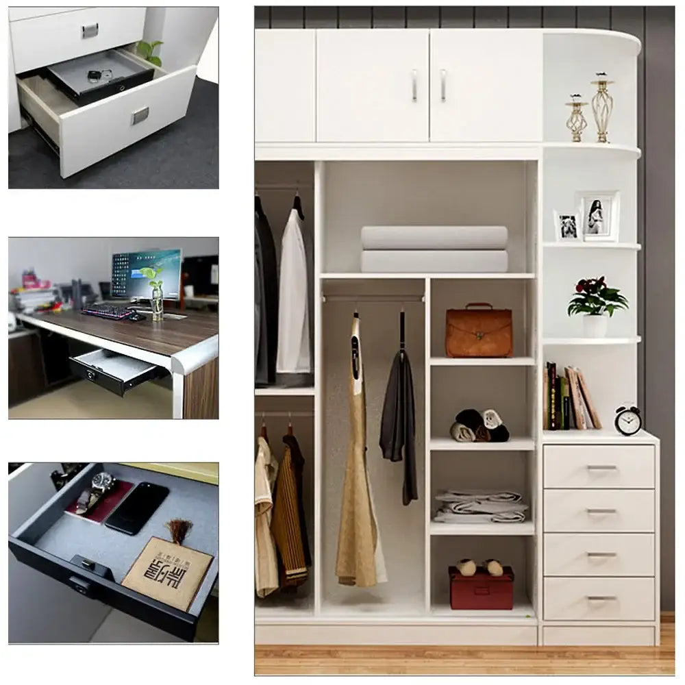 Smart Fingerprint Identification Safe - Safe Home Drawer - SS