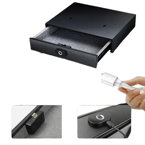 Smart Fingerprint Identification Safe - Safe Home Drawer - SS
