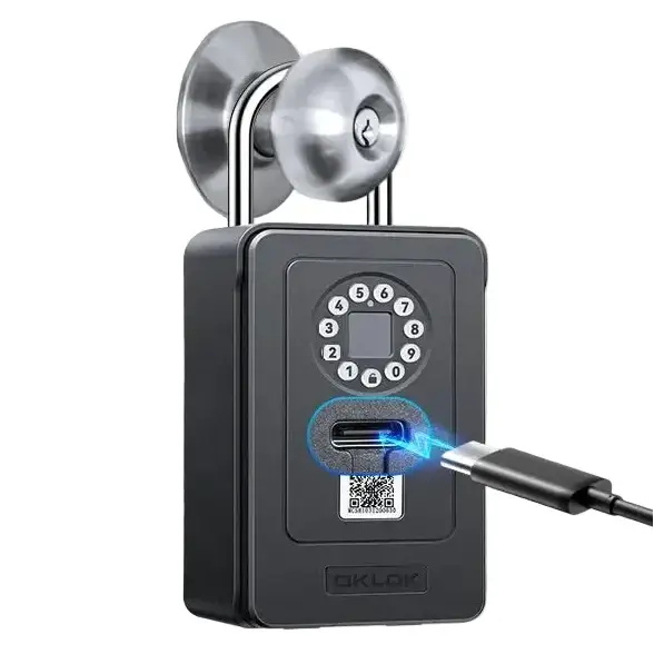 Smart Fingerprint Key Lock Box (different models available) - SS