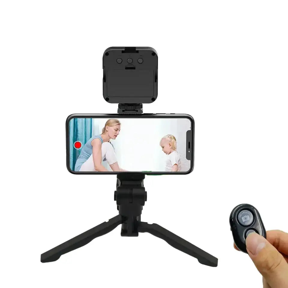 Smartphone Video Kit with Mic LED Light & Tripod (2 types available) - 9eight5