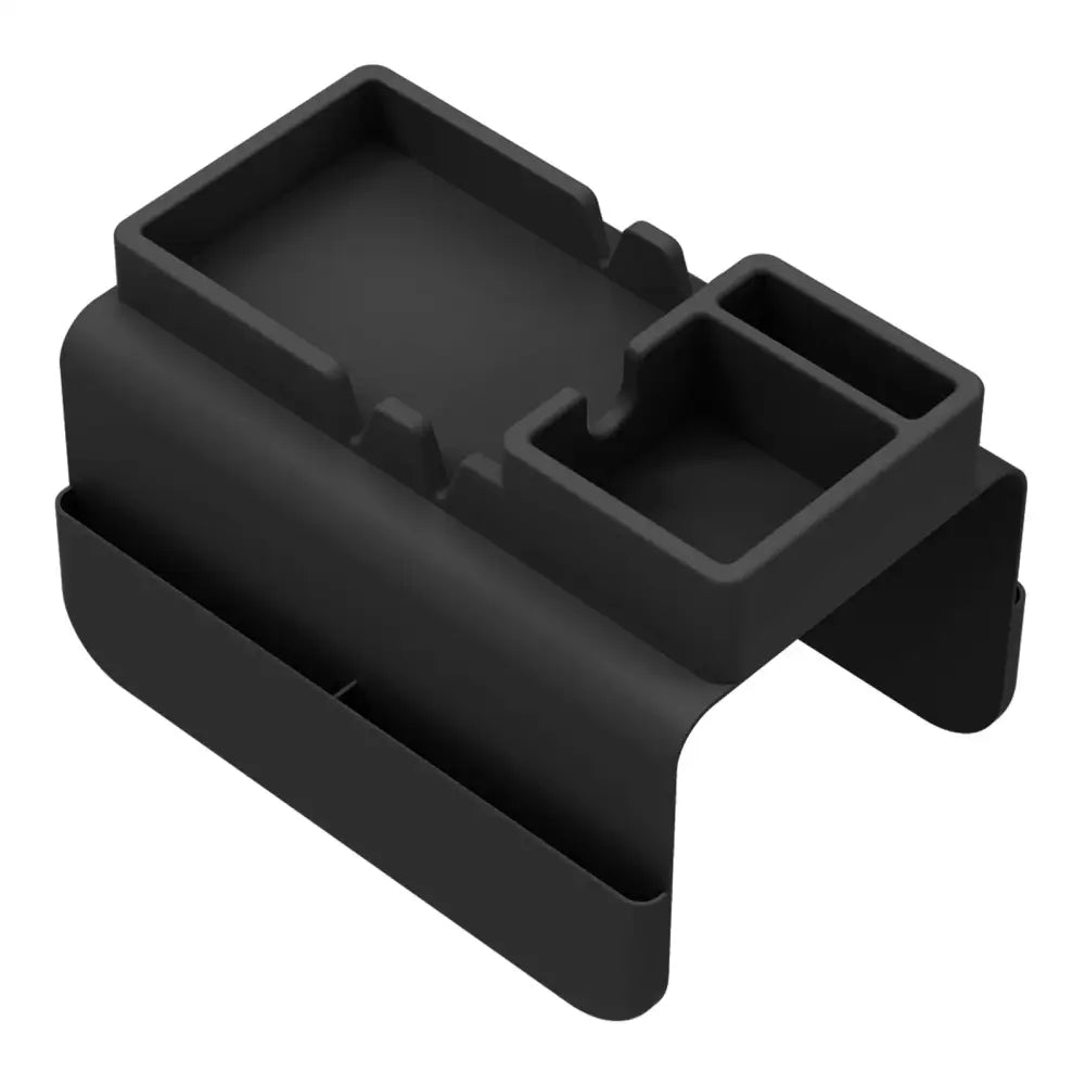 Sofa Cup Holder Silicone Sofa Armrest Tray with Side Pocket Dual Slot Beverage Snack Storage Phone Remote Control