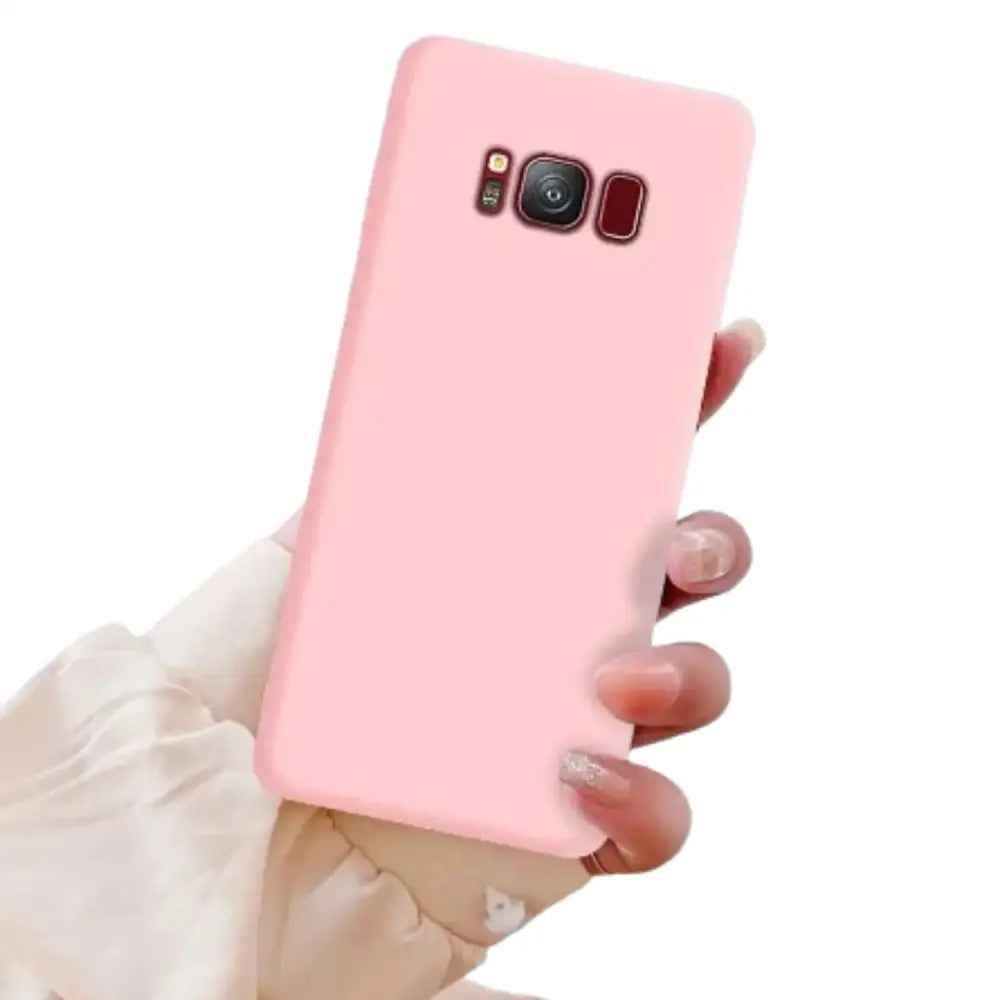 Soft Silicone Cover for Samsung Galaxy Note & S Series (Pink) - 9eight5