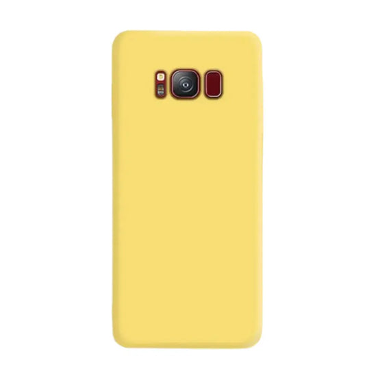 Soft Silicone Cover for Samsung Galaxy Note & S Series (Yellow) - 9eight5