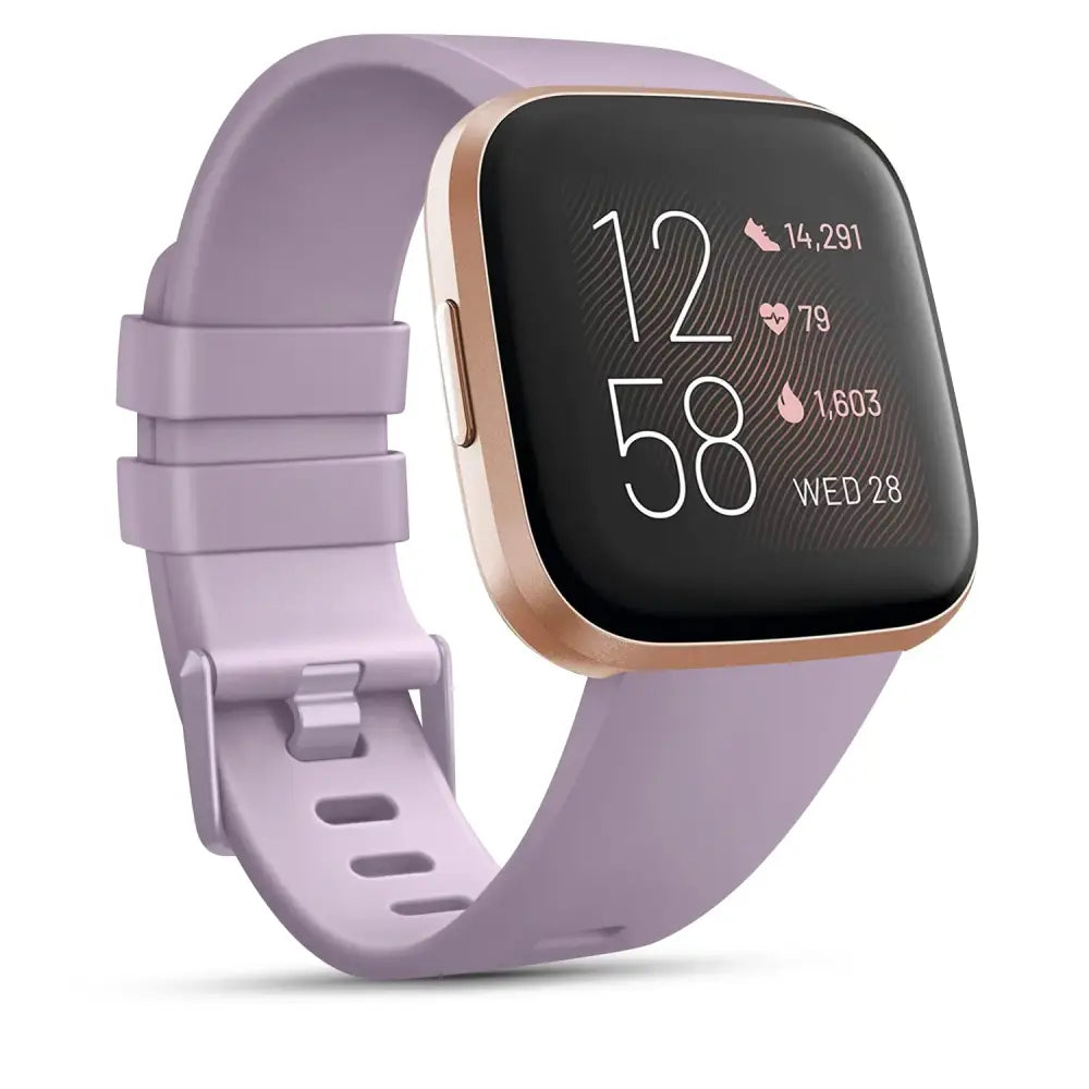 Soft Silicone Sport Band for the Fitbit Versa 1 (available in 26 colours) - Light Purple / Small / Fitbit Versa 1 - TWS