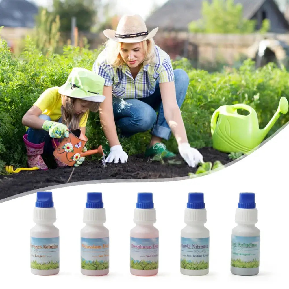 Soil Test Kit for pH NPK & Nutrients for Garden & Farm - HBC