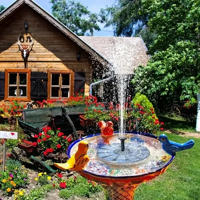 Solar Fountain Floating Pump – 13/16/18cm - SS