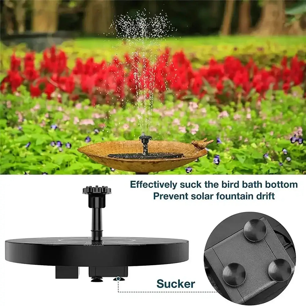 Solar Fountain Floating Pump – 13/16/18cm - SS