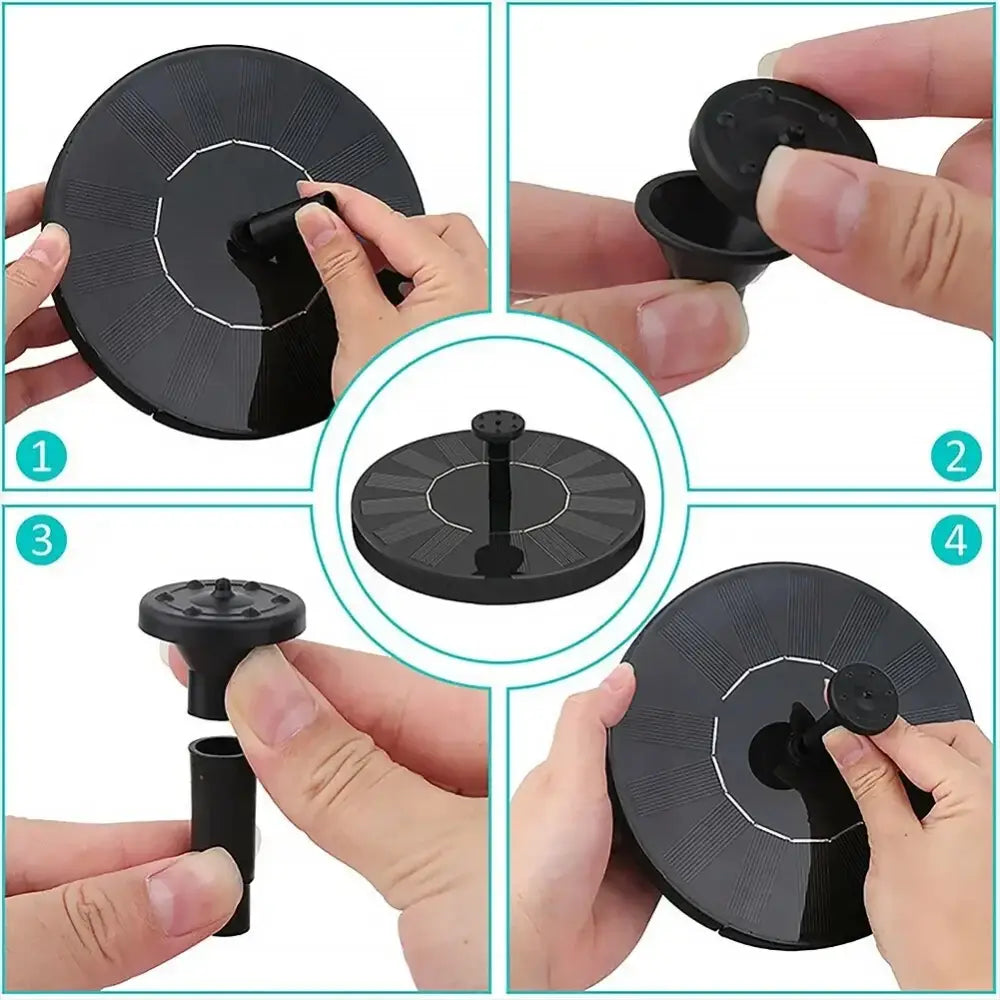 Solar Fountain Floating Pump – 13/16/18cm - SS