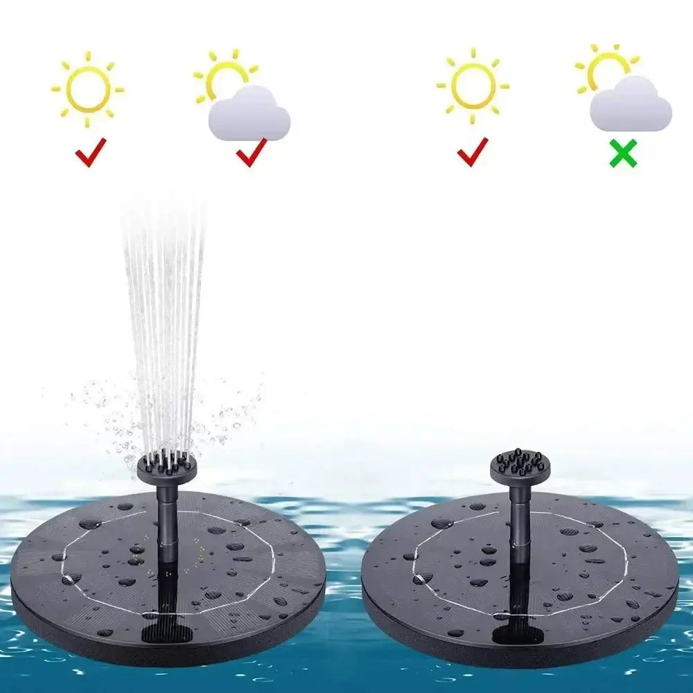 Solar Fountain Floating Pump – 13/16/18cm - SS