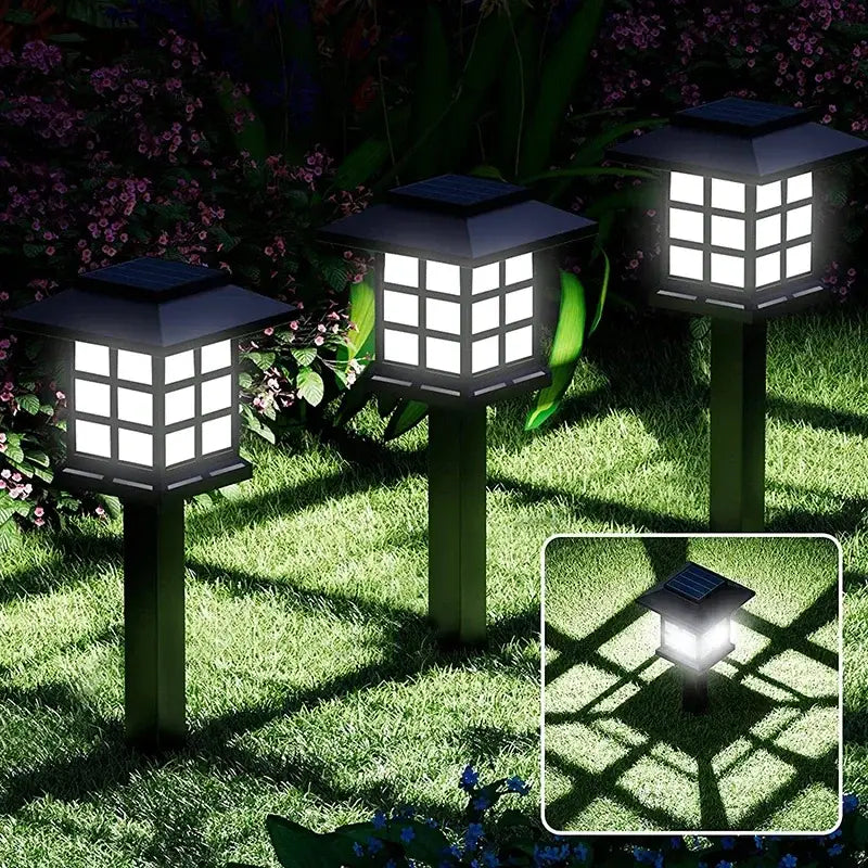 Solar LED Pathway Lights (2/4/6/8Pcs) - White / 2Pcs - SS
