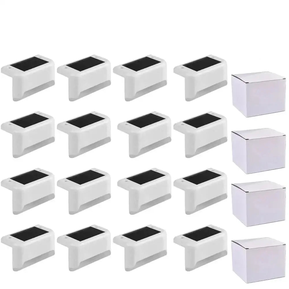 Solar LED Waterproof Outdoor Lights (4/8/16/32 Pack) - White 16pcs / White Light - SS