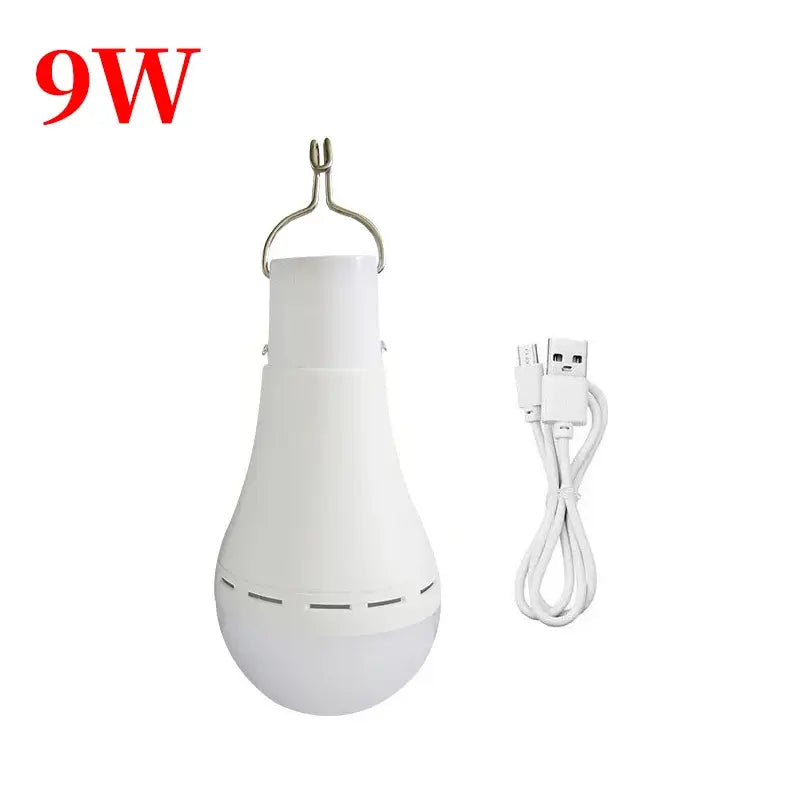 Solar Light Waterproof USB Charged Hanging Emergency Sunlight Powered Lamp Outdoor Camping Tent Lights Emergency Light