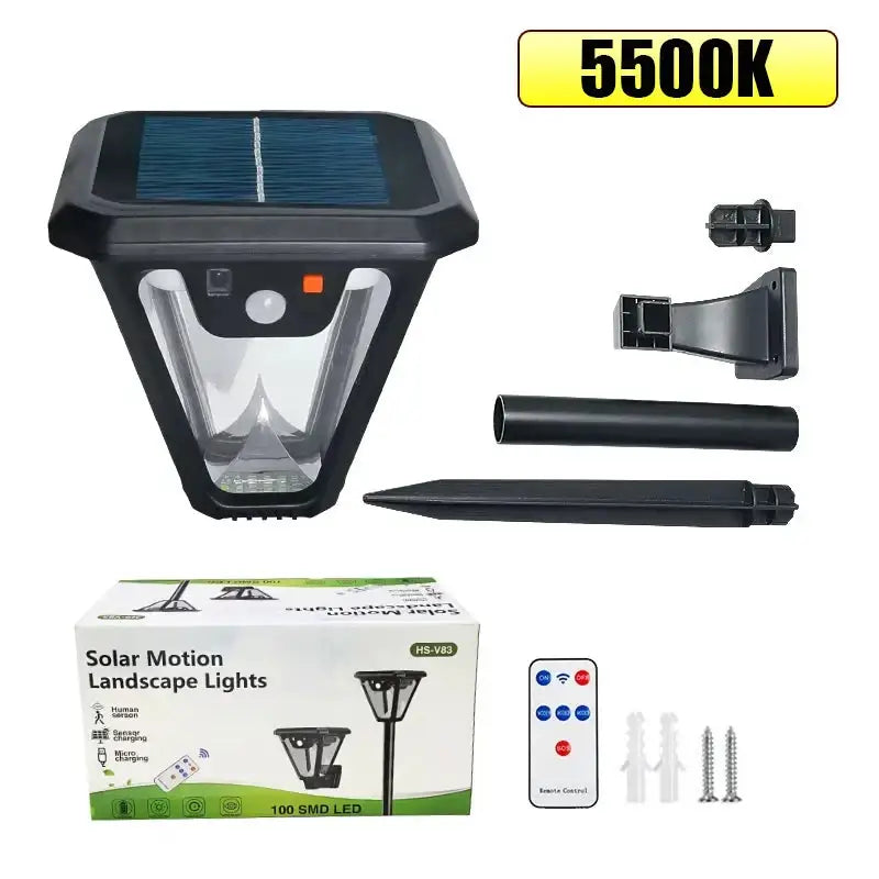 Solar Pathway Lights with Motion Sensor - 5500k / 1pcs - SS