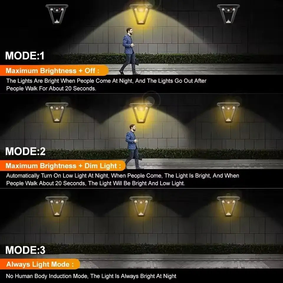 Solar Pathway Lights with Motion Sensor - SS