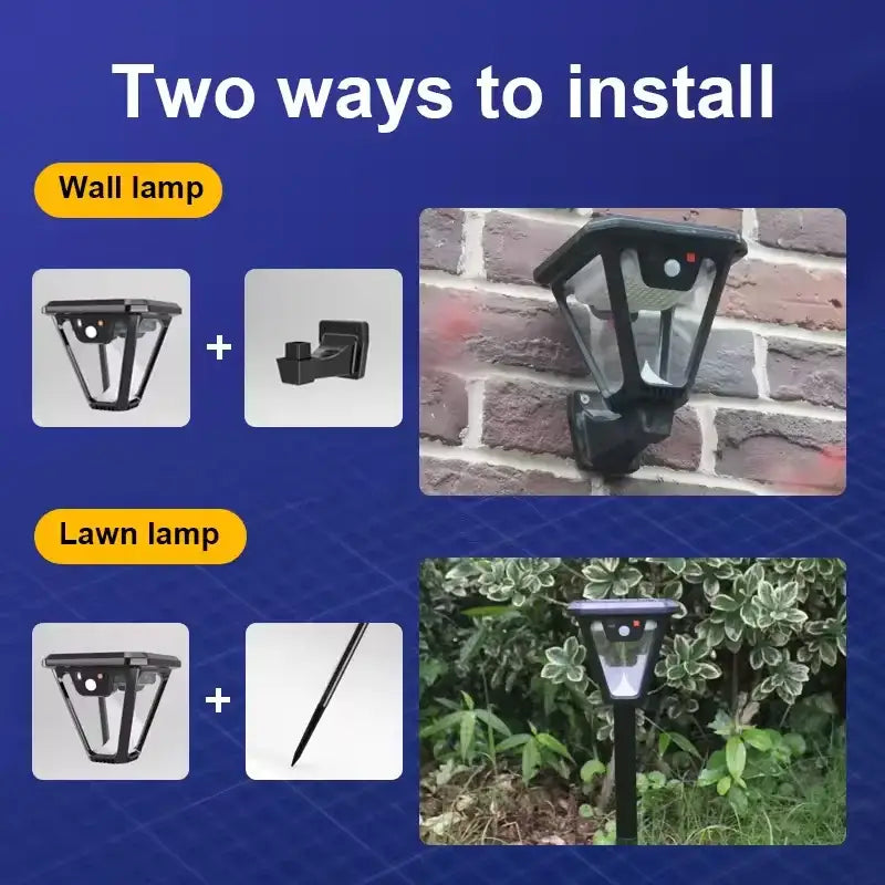 Solar Pathway Lights with Motion Sensor - SS
