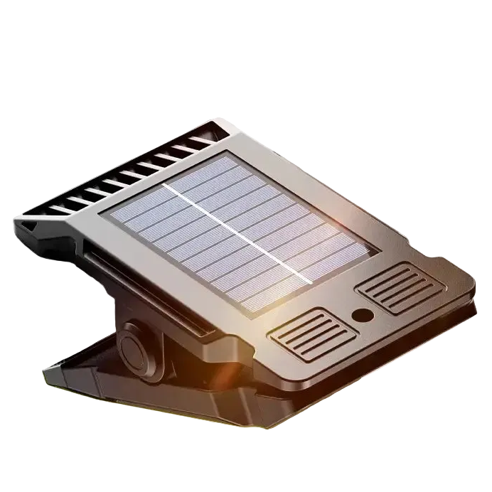 Solar Powered Courtyard Lamp Household Garden Lighting Human Body Sensing Multifunctional Outdoor Clip On Lawn Lamp