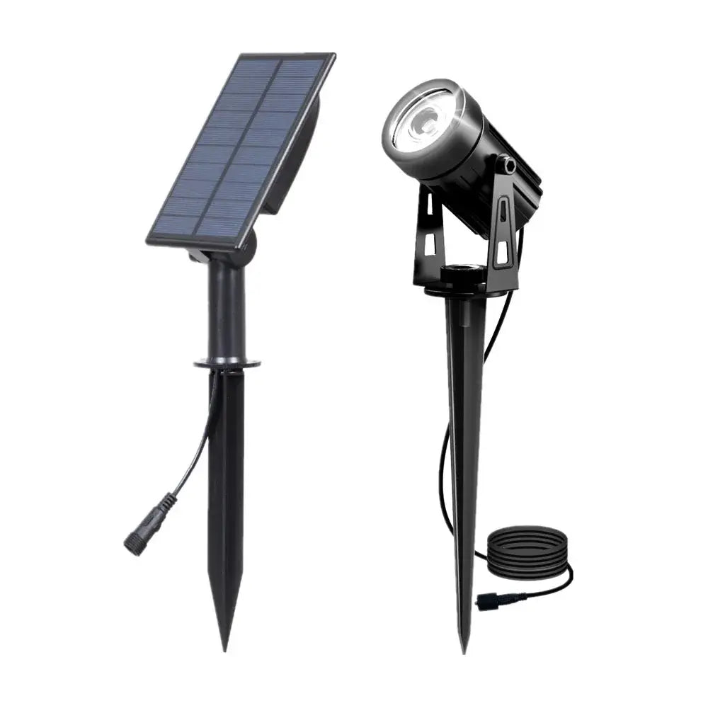 Solar Powered Spotlight IP65 Solar LED Light Outdoor Landscape Yard Garden Tree Separately Lamp Aluminum Anti Rust