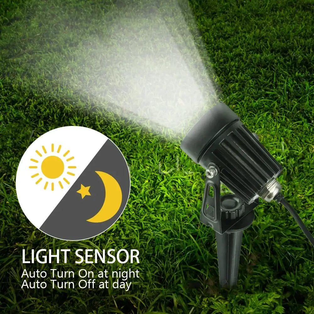 Solar Powered Spotlight IP65 Solar LED Light Outdoor Landscape Yard Garden Tree Separately Lamp Aluminum Anti Rust
