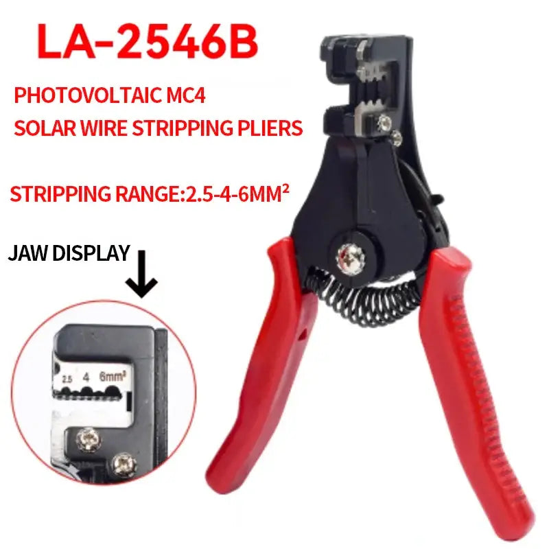 Solar PV Panel Crimping Tool Kit (AWG 14–10 2.5/4/6mm²) - HBC