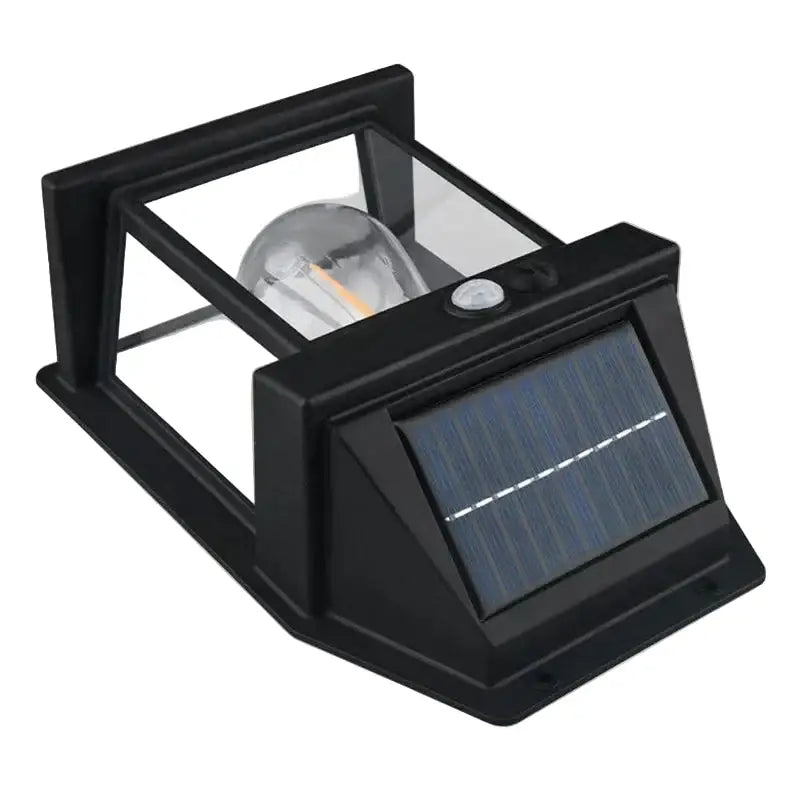Solar Waterproof Outdoor LED Wall Light with Motion Sensor - SS