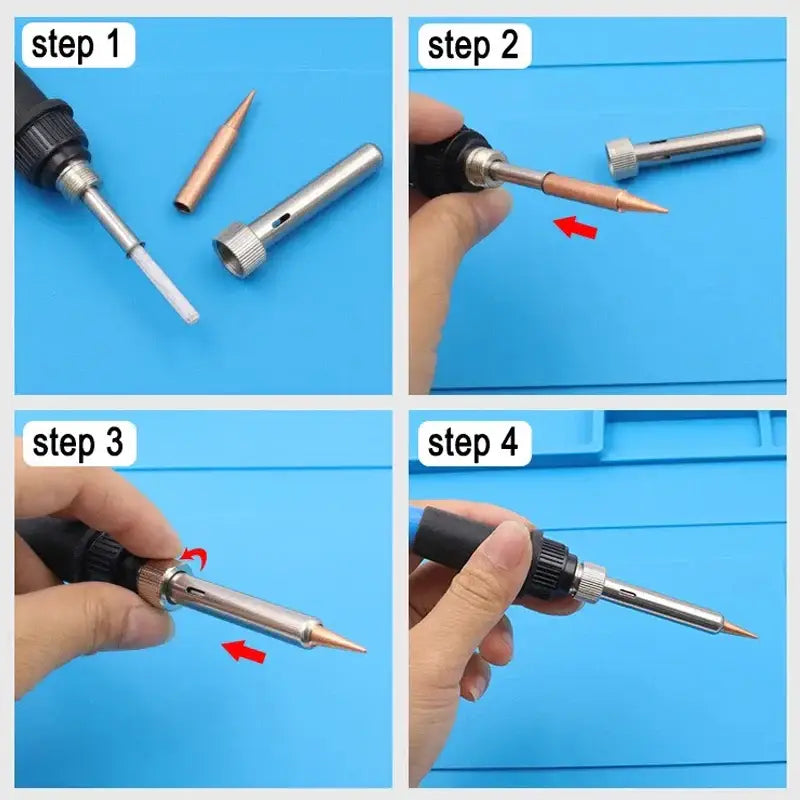 Soldering Iron Copper Tip Set - 900M (5pcs) - 5pcs - HBC