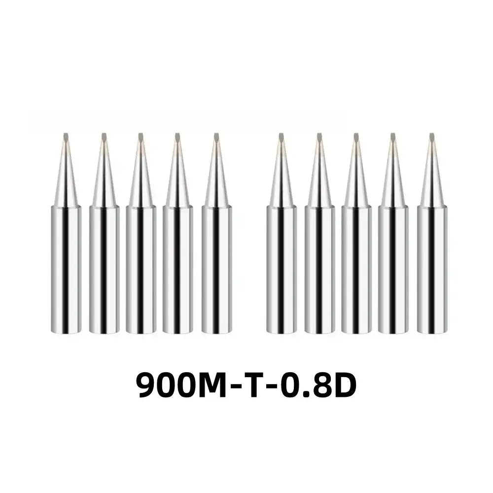 Soldering Iron Tip Set - 900M-T (10pcs) - 10PCS 900M-T-0.8D - HBC