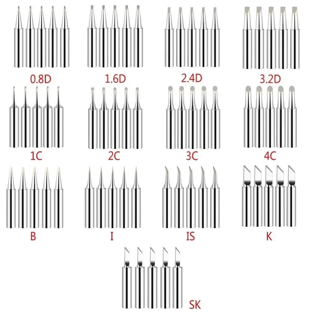 Soldering Iron Tip Set - 900M-T (10pcs) - HBC