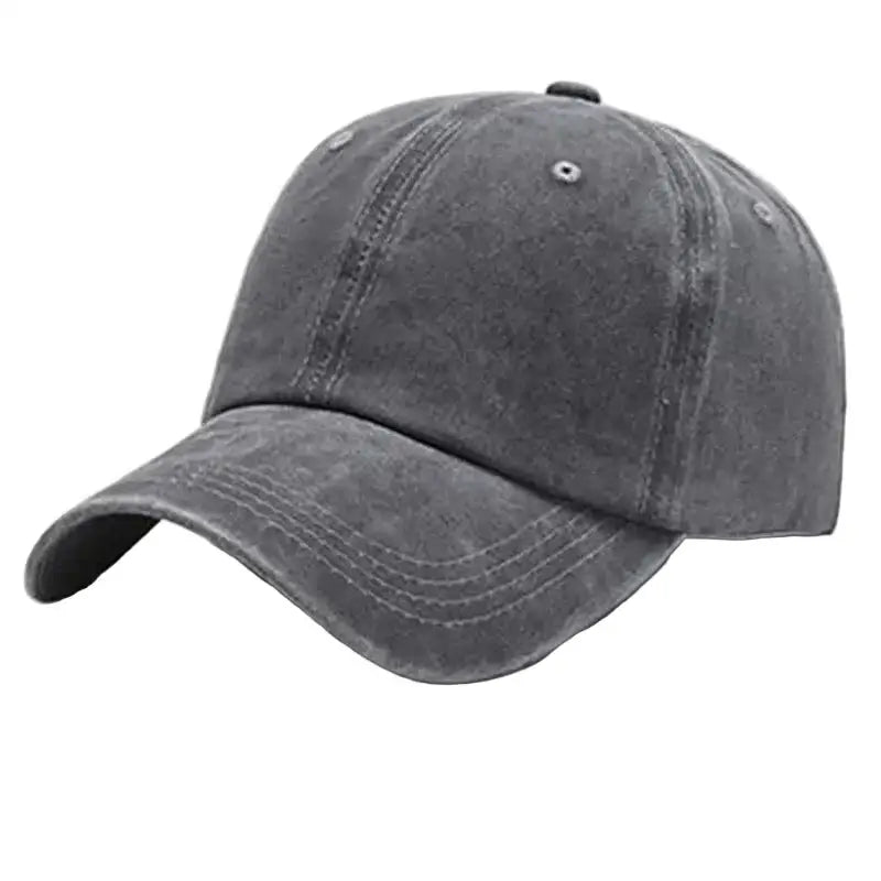 Solid Baseball Cap (5 colours available) - Grey - SS