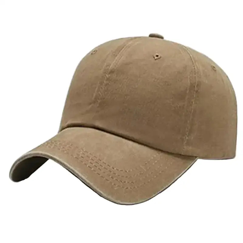 Solid Baseball Cap (5 colours available) - Khaki - SS
