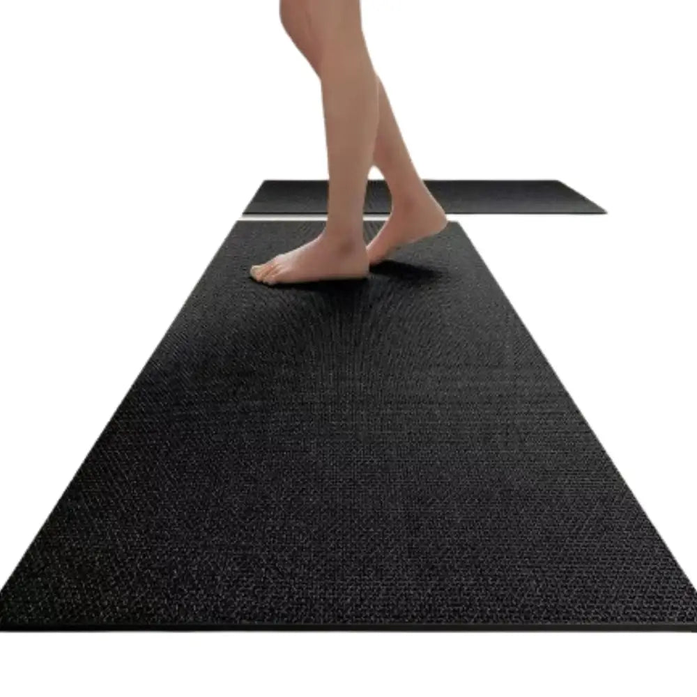 Solid Color Kitchen Mat – Non-Slip & Absorbent (4 colours available) - Black / 45x120cm - SS
