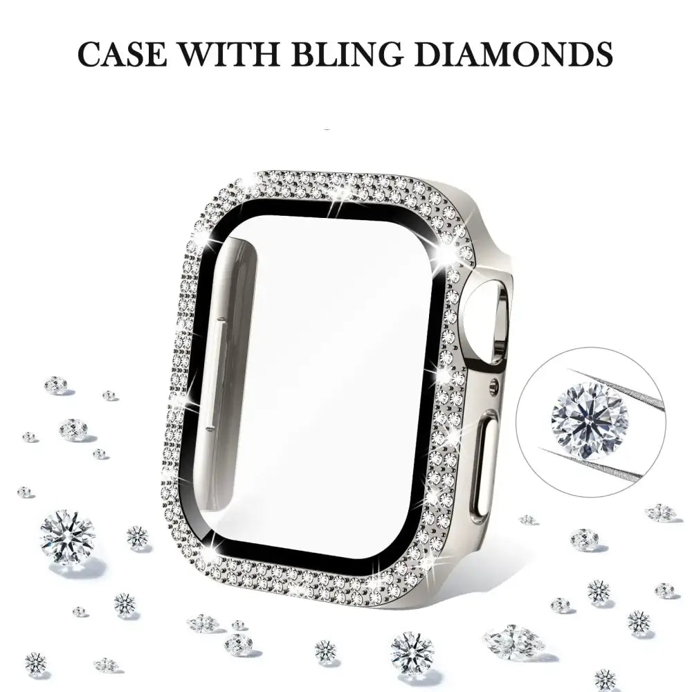 Sparkle Protective Case for the Apple Watch 7 8 & 9 (41mm) Series - TWS