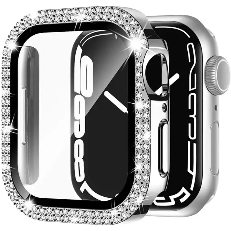 Sparkle Protective Case for the Apple Watch SE (44mm) Series - Silver / Apple Series SE (44mm) - TWS
