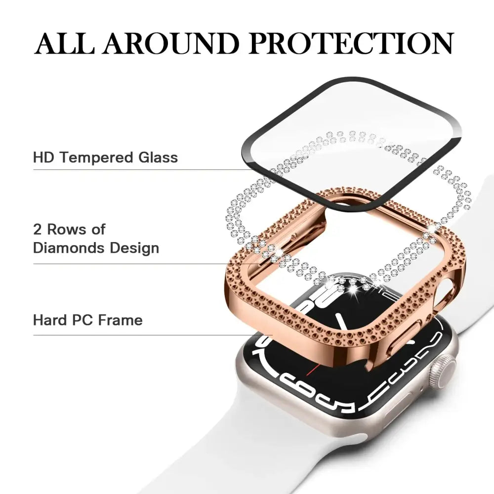 Sparkle Protective Case for the Apple Watch SE (44mm) Series - TWS