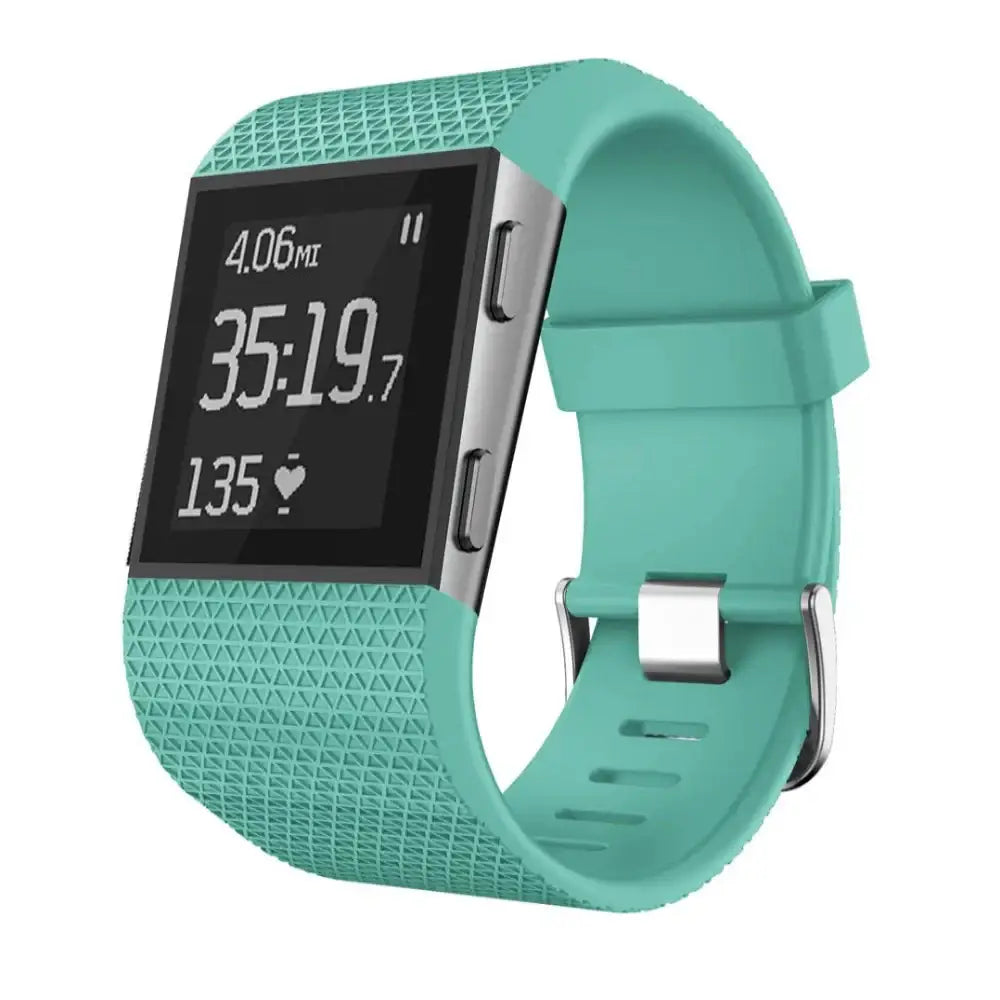 Sport Silicone Replacement Band for the Fitbit Surge Series (available in 8 colours) - Duck Green / Fitbit Surge - TWS
