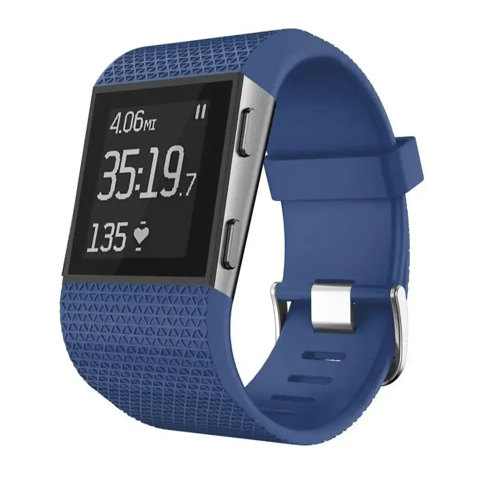 Sport Silicone Replacement Band for the Fitbit Surge Series (available in 8 colours) - Deep Blue / Fitbit Surge - TWS