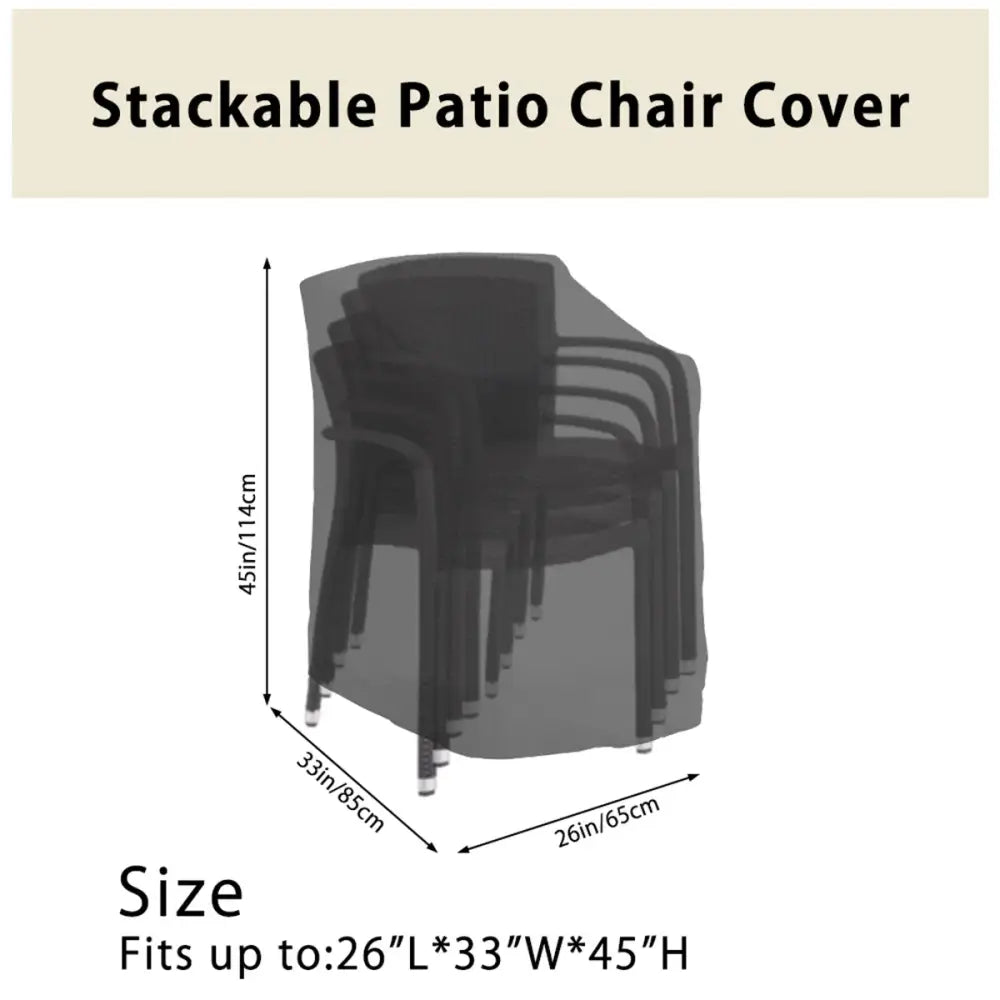Stackable Patio Chair Cover - SS