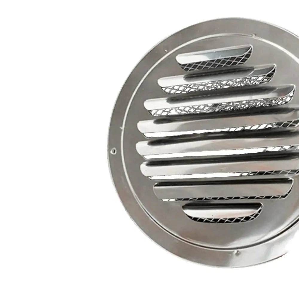 Stainless Steel 100mm RV Exterior Air Vent Grille - SS