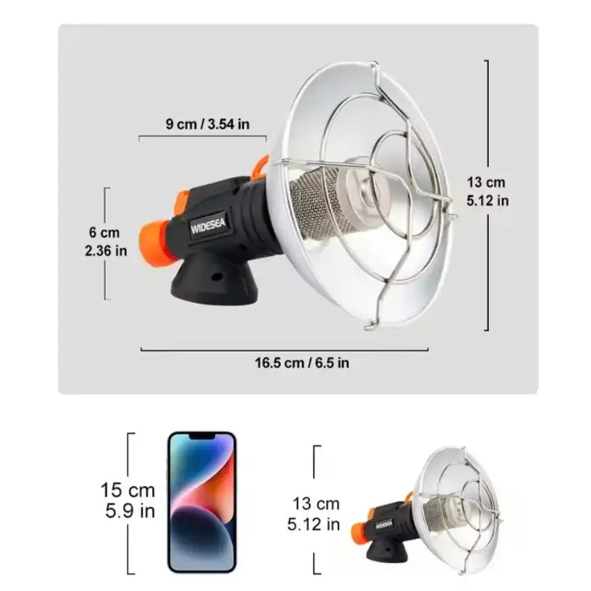 Stainless Steel Camping Heater - SS