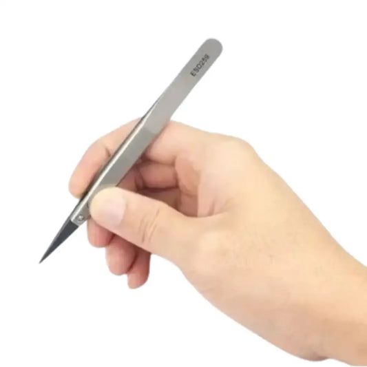 Stainless Steel & Plastic Tweezers Set - HBC