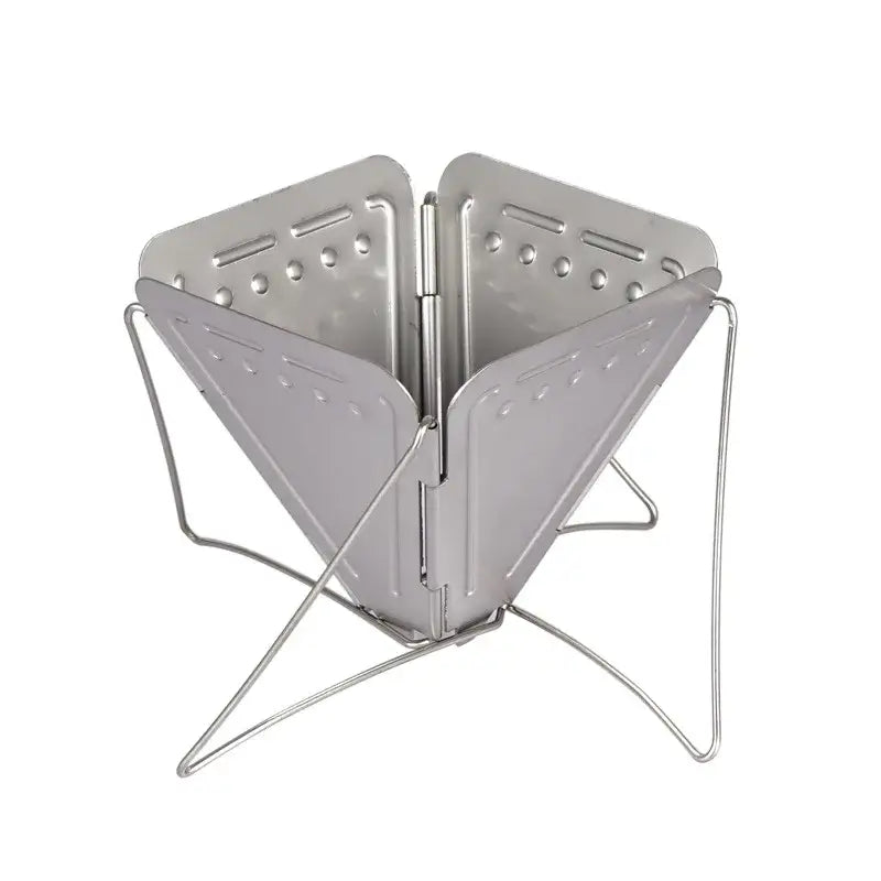 Stainless Steel Portable Coffee Dripper Stand - Foldable Pour over Coffee Holder Outdoor Camping Backpacking Coffee