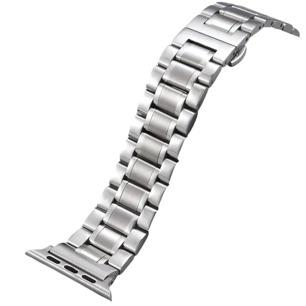 Stainless Steel Strap for the Apple Watch Ultra/Series 3–10 (38–49mm) (2 sizes & 18 colours available) - Silvery 2