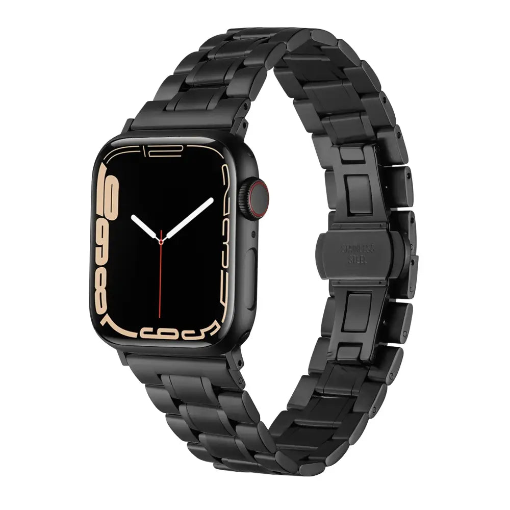 Stainless Steel Strap for the Apple Watch Ultra/Series 3–10 (38–49mm) (2 sizes & 18 colours available) - Black 3 / 38mm