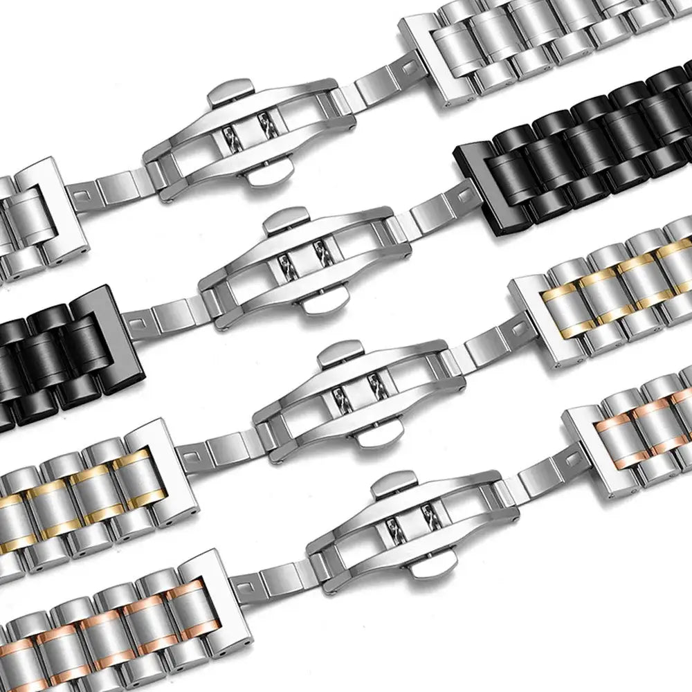 Stainless Steel Strap for the Apple Watch Ultra/Series 3–10 (38–49mm) (2 sizes & 18 colours available) - TWS