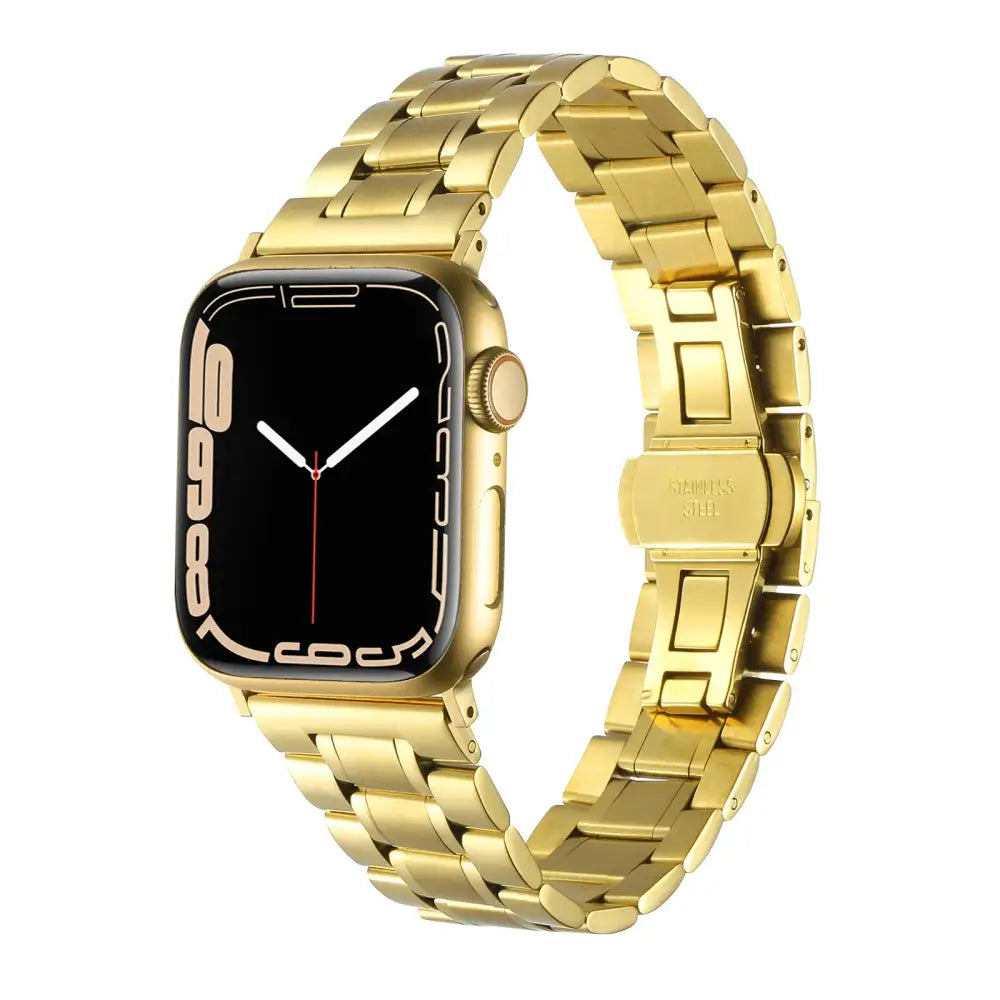 Stainless Steel Strap for the Apple Watch Ultra/Series 3–10 (38–49mm) (2 sizes & 18 colours available) - Golden 2