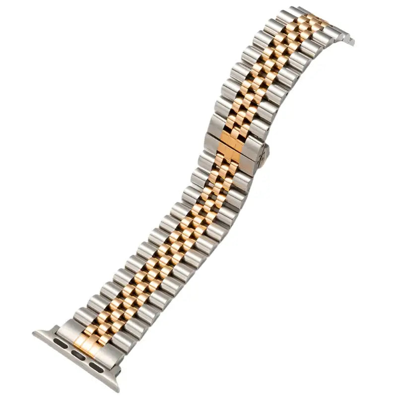 Stainless Steel Strap for the Apple Watch Ultra/Series 3–10 (38–49mm) (2 sizes & 18 colours available) - Silvery Pink