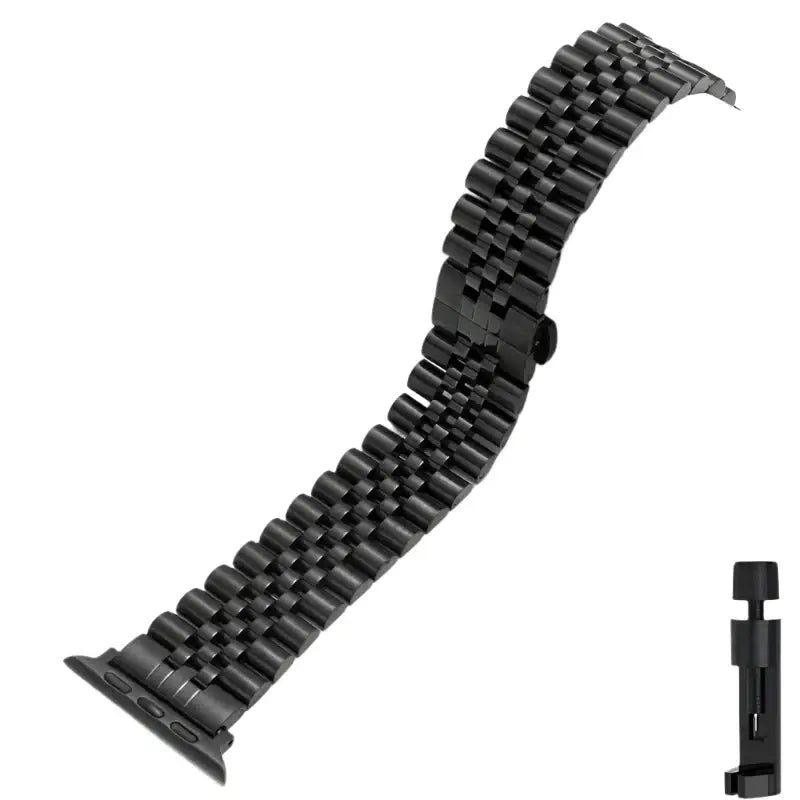 Stainless Steel Strap for the Apple Watch Ultra/Series 3–10 (38–49mm) (2 sizes & 18 colours available) - Black 2 / 38mm