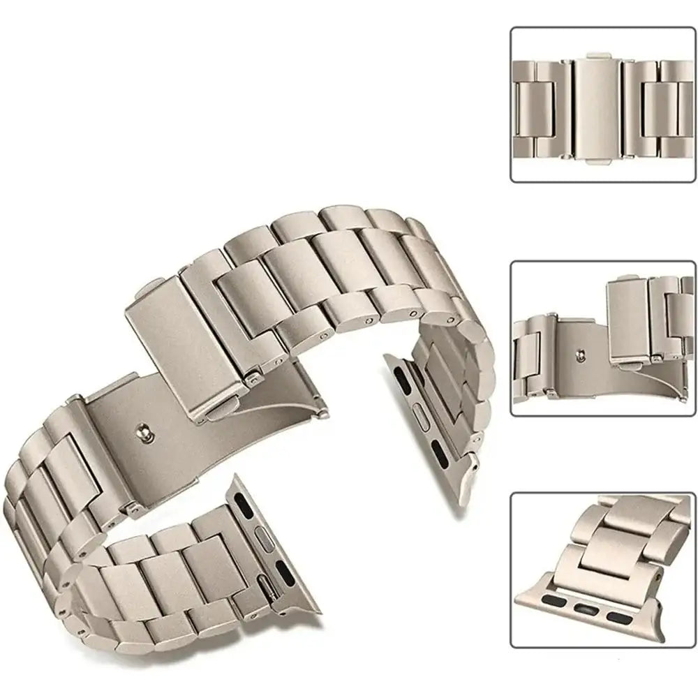 Stainless Steel Strap for the Apple Watch Ultra/Series 4–10 (38–49mm) (available in 15 colours) - TWS