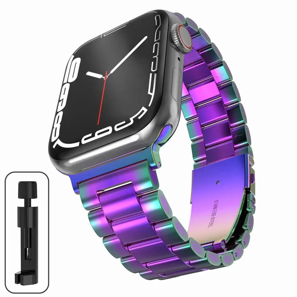 Stainless Steel Strap for the Apple Watch Ultra/Series 4–10 (38–49mm) (available in 15 colours) - Colorful / 38 40 41mm