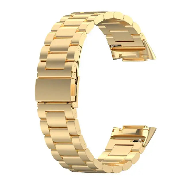 Stainless Steel Strap for the Fitbit Charge 5/6 Series (4 colours available) - Gold / Fitbit Charge 6 - TWS