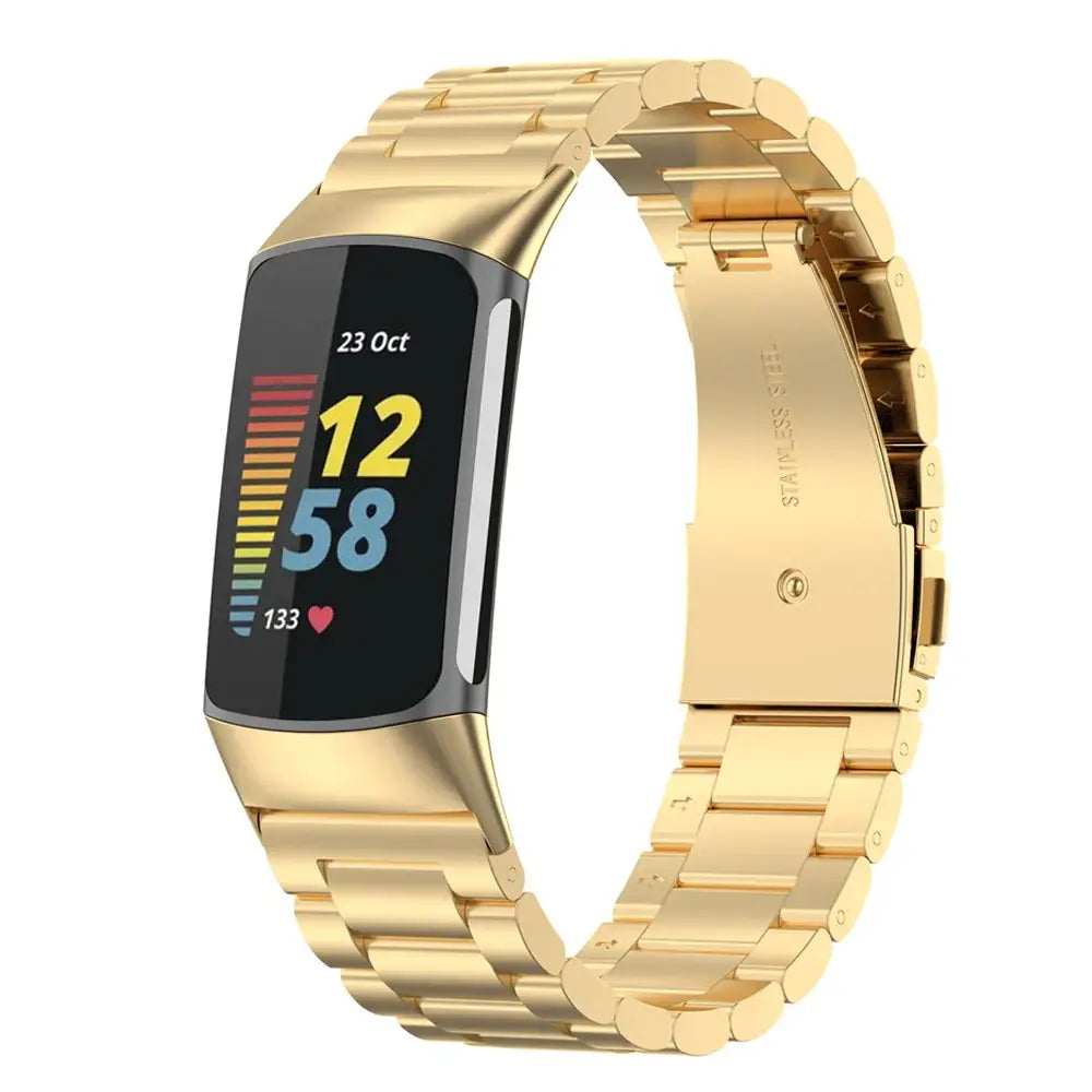 Stainless Steel Strap for the Fitbit Charge 5/6 Series (4 colours available) - TWS